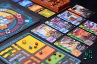 Solo game in progress.