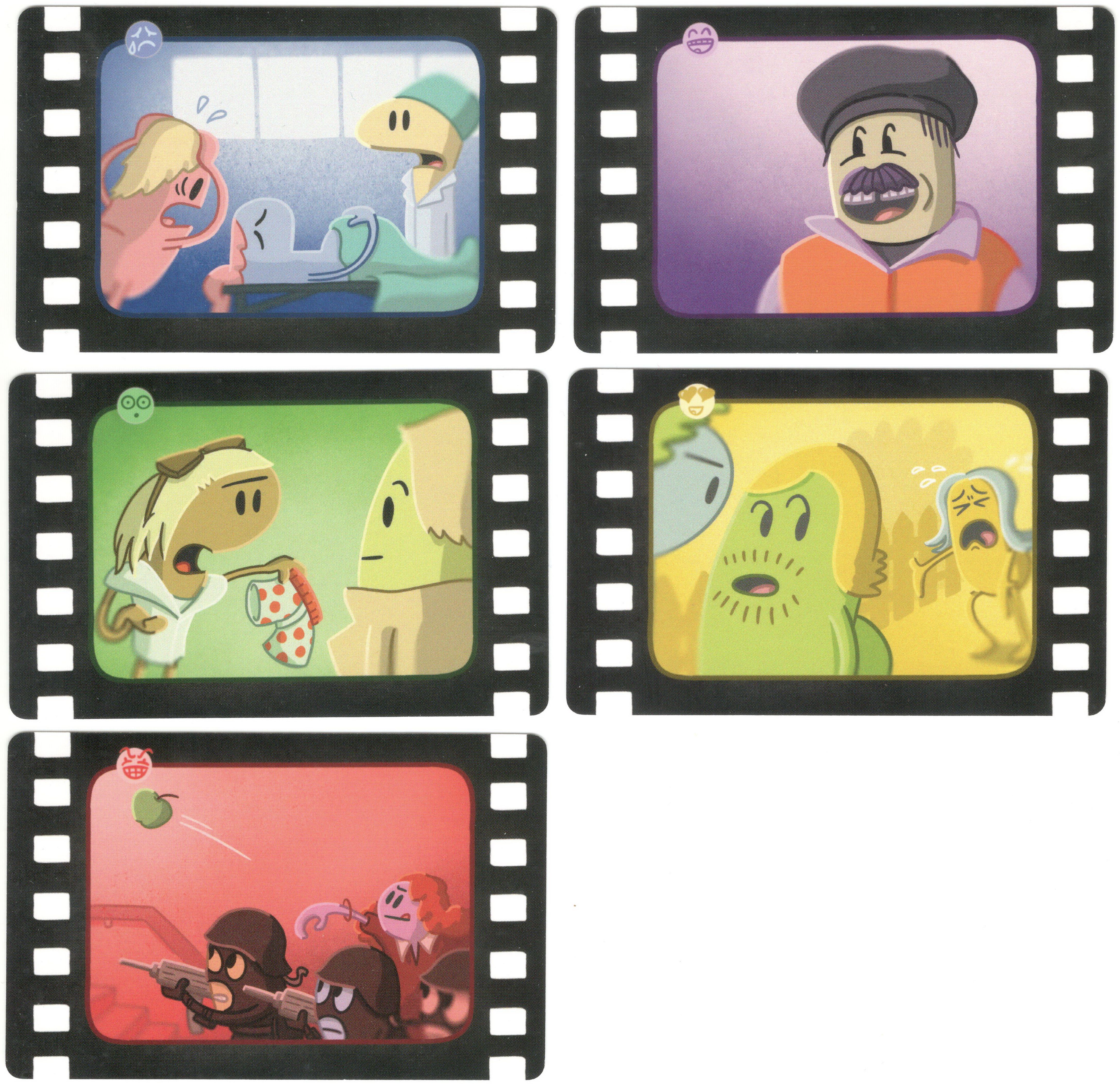 ¡Cámara! Motor!: Tarjetas promocionales de escenas (¡Cámara en rollo!: Tarjetas promocionales de tomas de la edición Niza Gams)