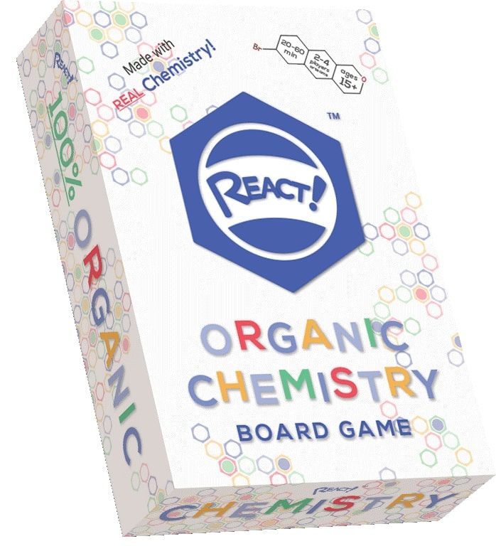 react organic chemistry board game