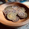 Coin pile.