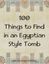 RPG Item: 100 Things to Find in an Egyptian Style Tomb