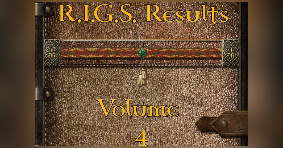 R.I.G.S. Results Volume 4 | RPG Item | RPGGeek