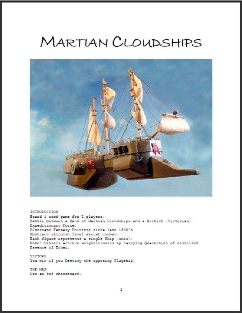 Martian Cloudships cover art