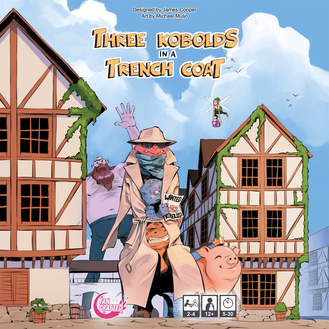 Three Kobolds in a Trench Coat box art