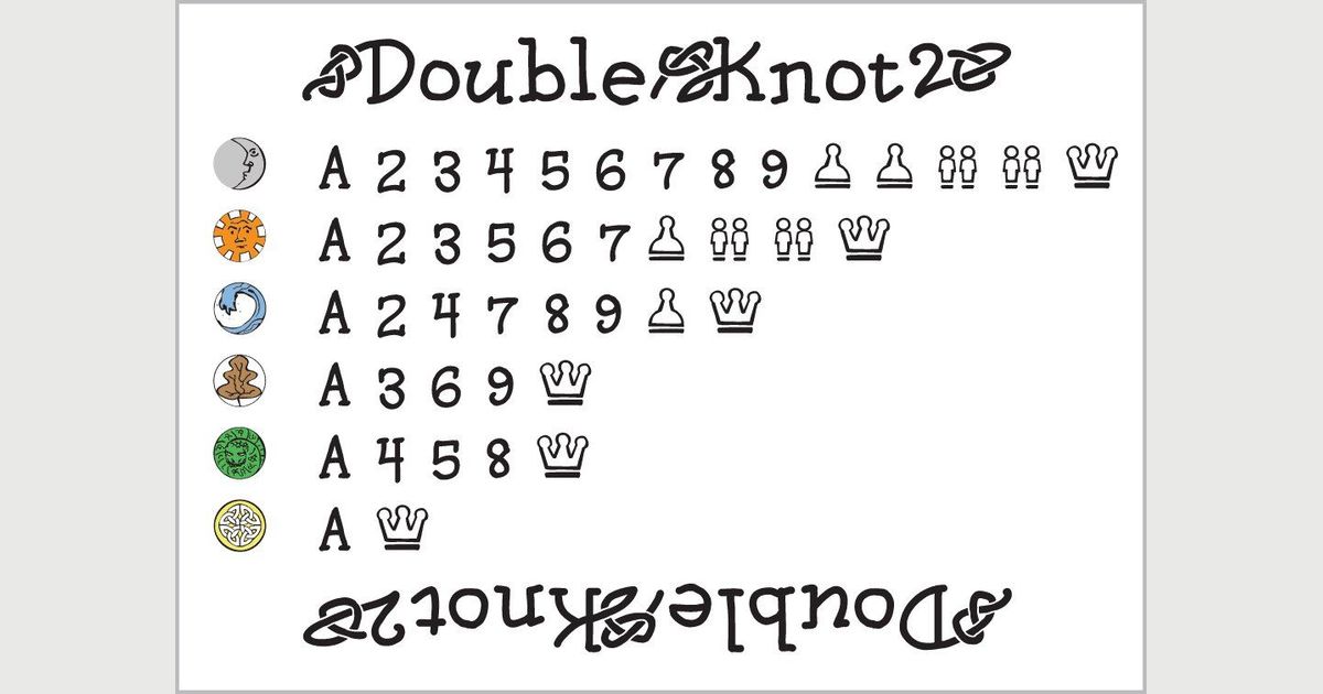 Double Knot reference cards Double Knot