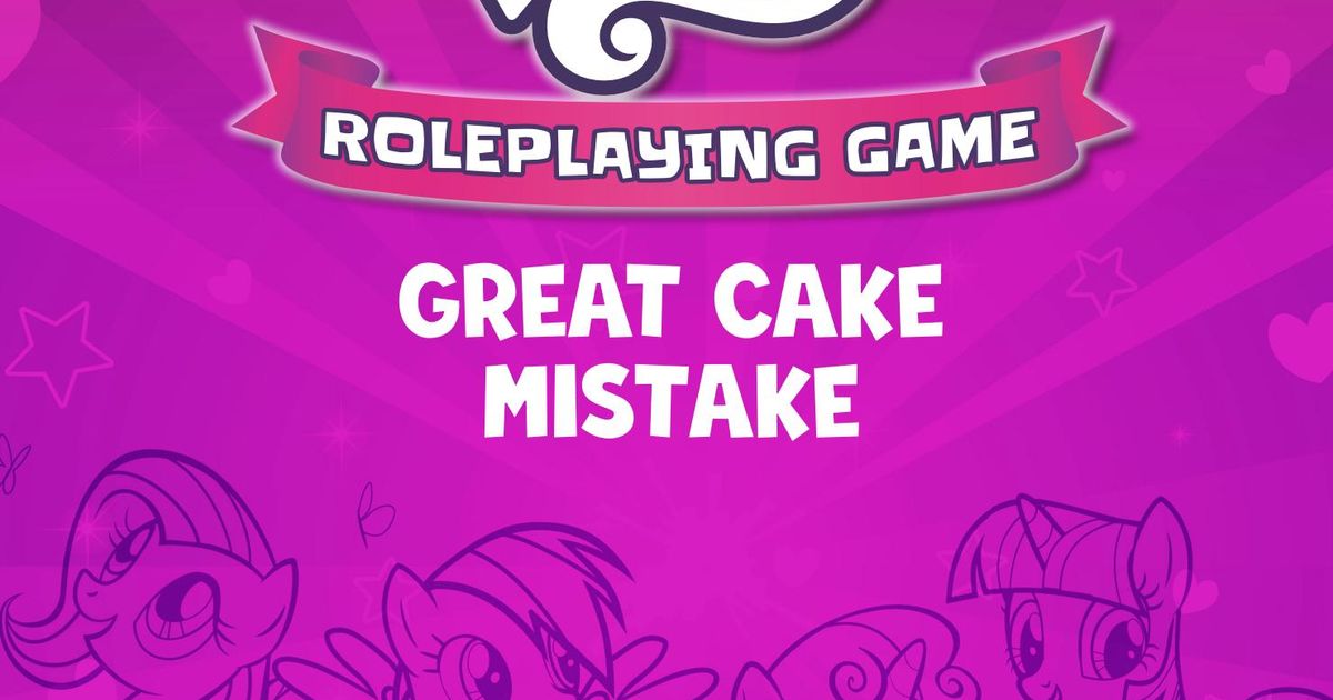 Great Cake Mistake | RPG Item | RPGGeek