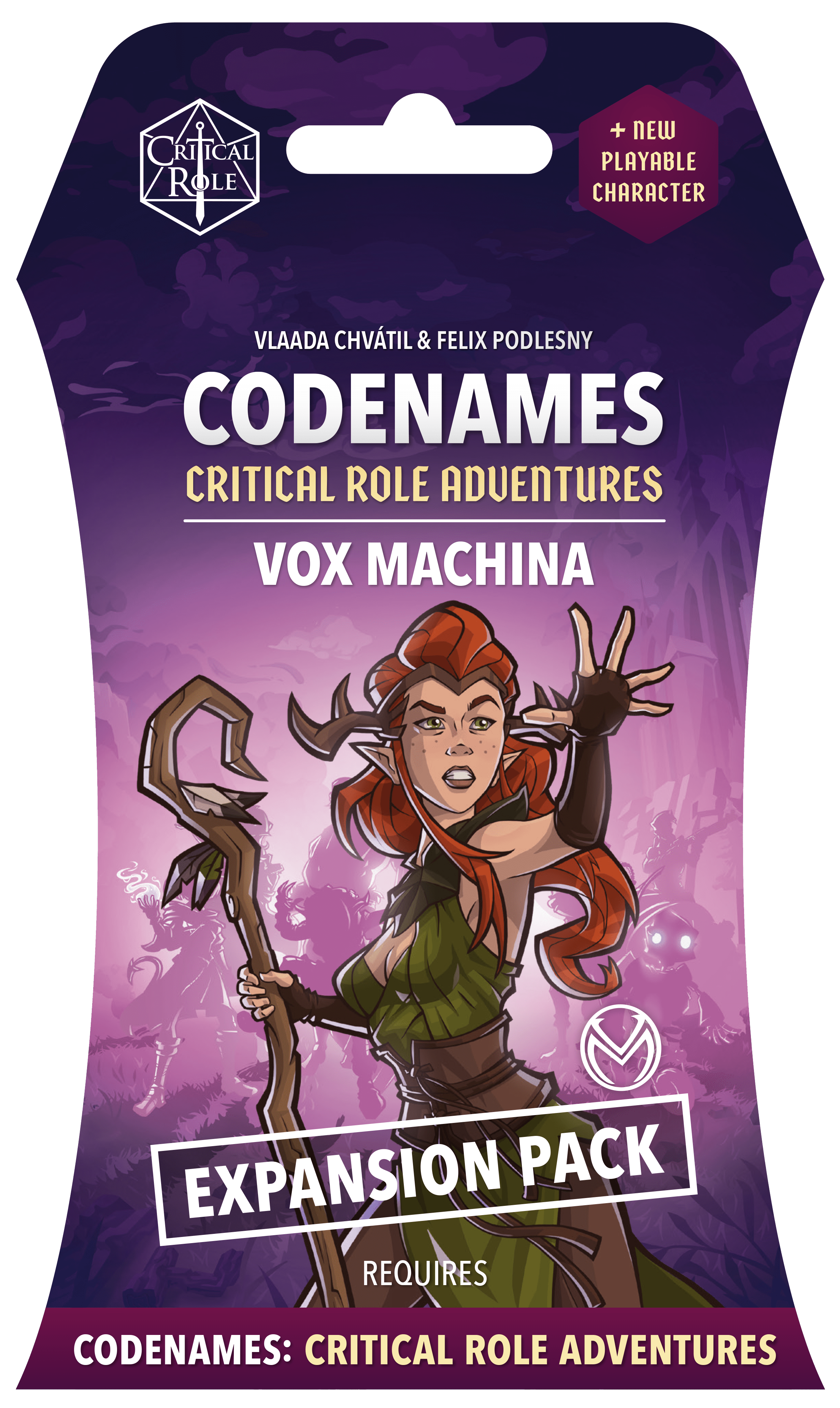Codenames: Critical Role Adventures – Vox Machina Expansion Pack cover