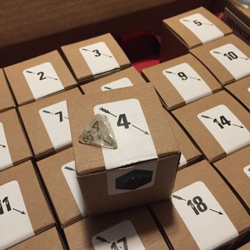 2019 Polyhedral Adventure Dice Advent Calendar - d4 | Caution: May Contain  Wargame Like Substance | BoardGameGeek