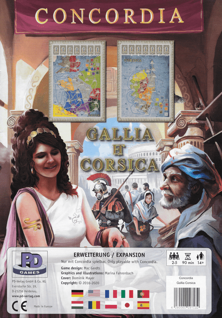 Concordia Gallia & CorsicaExpansionNewEnglish Rules 