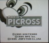 Video Game: Mario's Picross