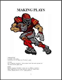 Making Plays