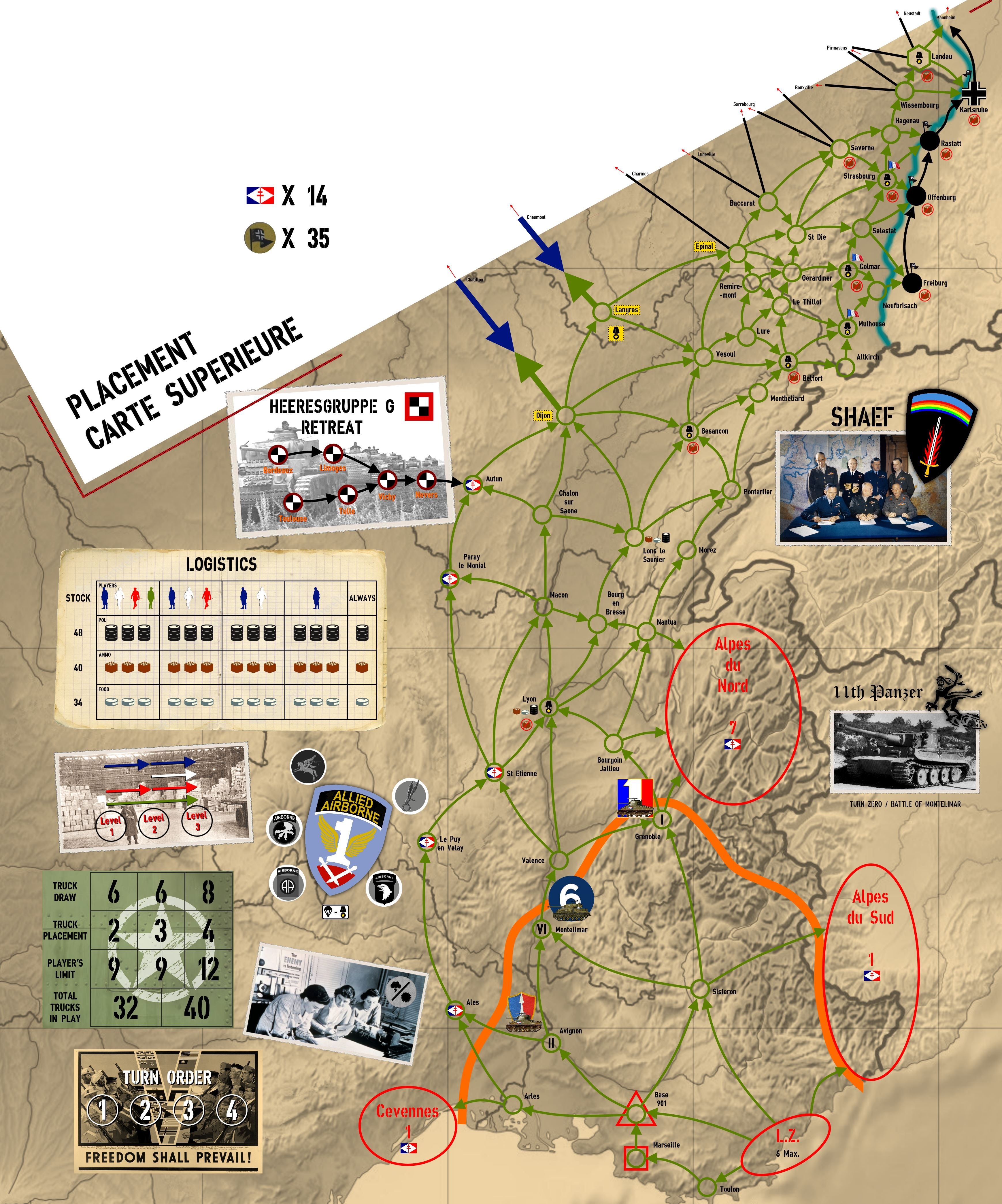 Dragoon Expansion (fan expansion for 1944: Race to the Rhine)