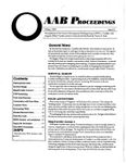 Issue: AAB Proceedings (Issue 21)