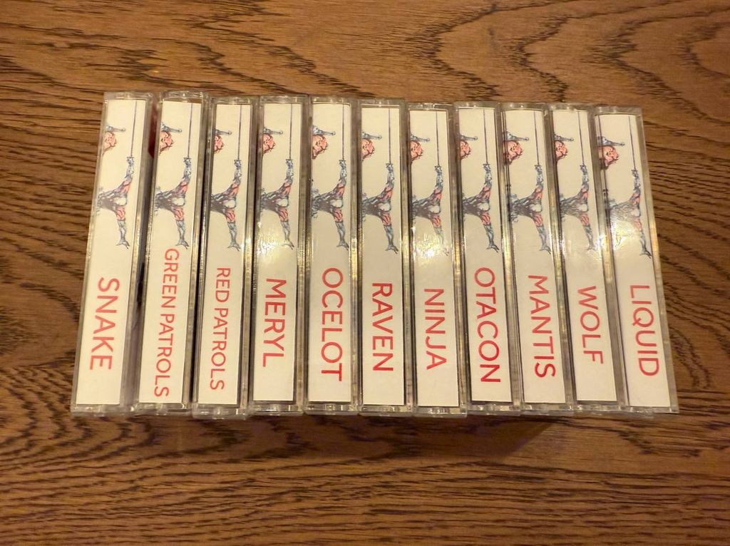 MGS Cassette box for cards | Metal Gear Solid: The Board Game