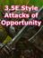 RPG Item: 3.5E Style Attacks of Opportunity for 5E