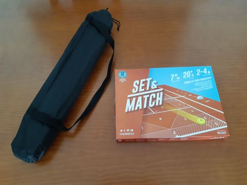 Gioco Set And Match Maxi Paris Edition - Gioco Da Tavolo Tennis, Tappeto Neoprene, Per Famiglie - Foto 9