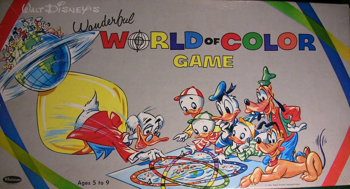 Walt Disney's Wonderful World of Color Game | Board Game | BoardGameGeek