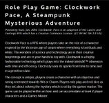 RPG Item: Clockwork Pace