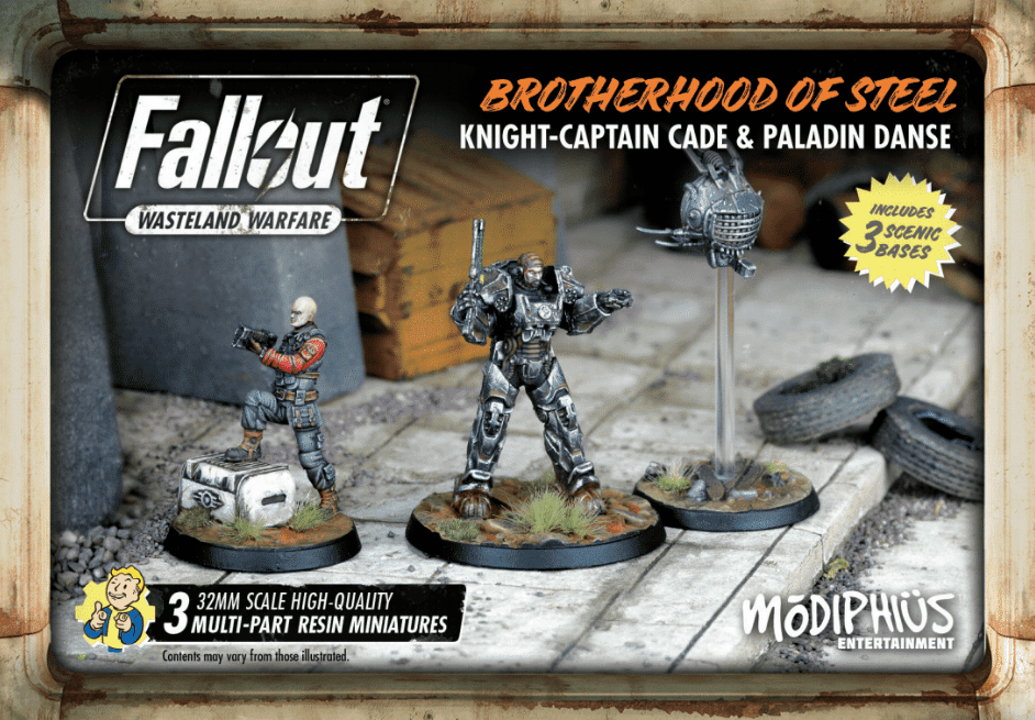 Fallout: Wasteland Warfare – Brotherhood of Steel: Knight-Captain Cade and Paladin Danse