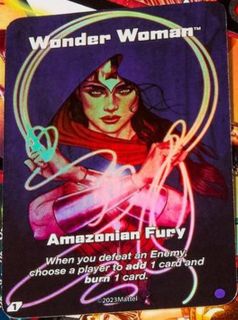 UNO Ultimate: Wonder Woman – Amazonian Fury Ultra Rare Foil Chase Card
