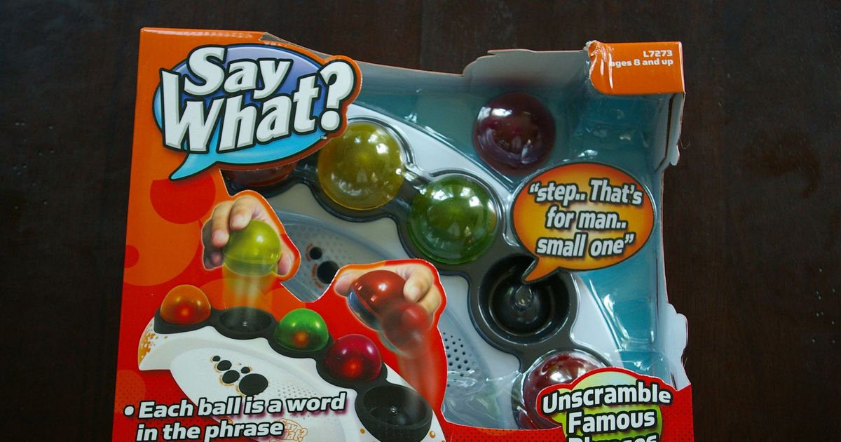 Say what electronic game best sale