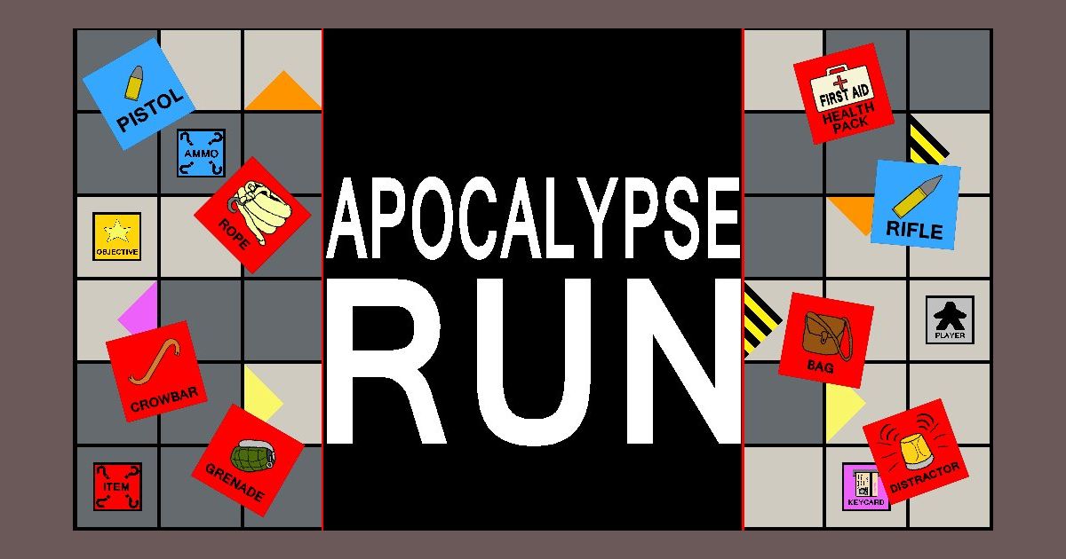 Apocalypse Run Print and Play in A4 Format | Apocalypse Run