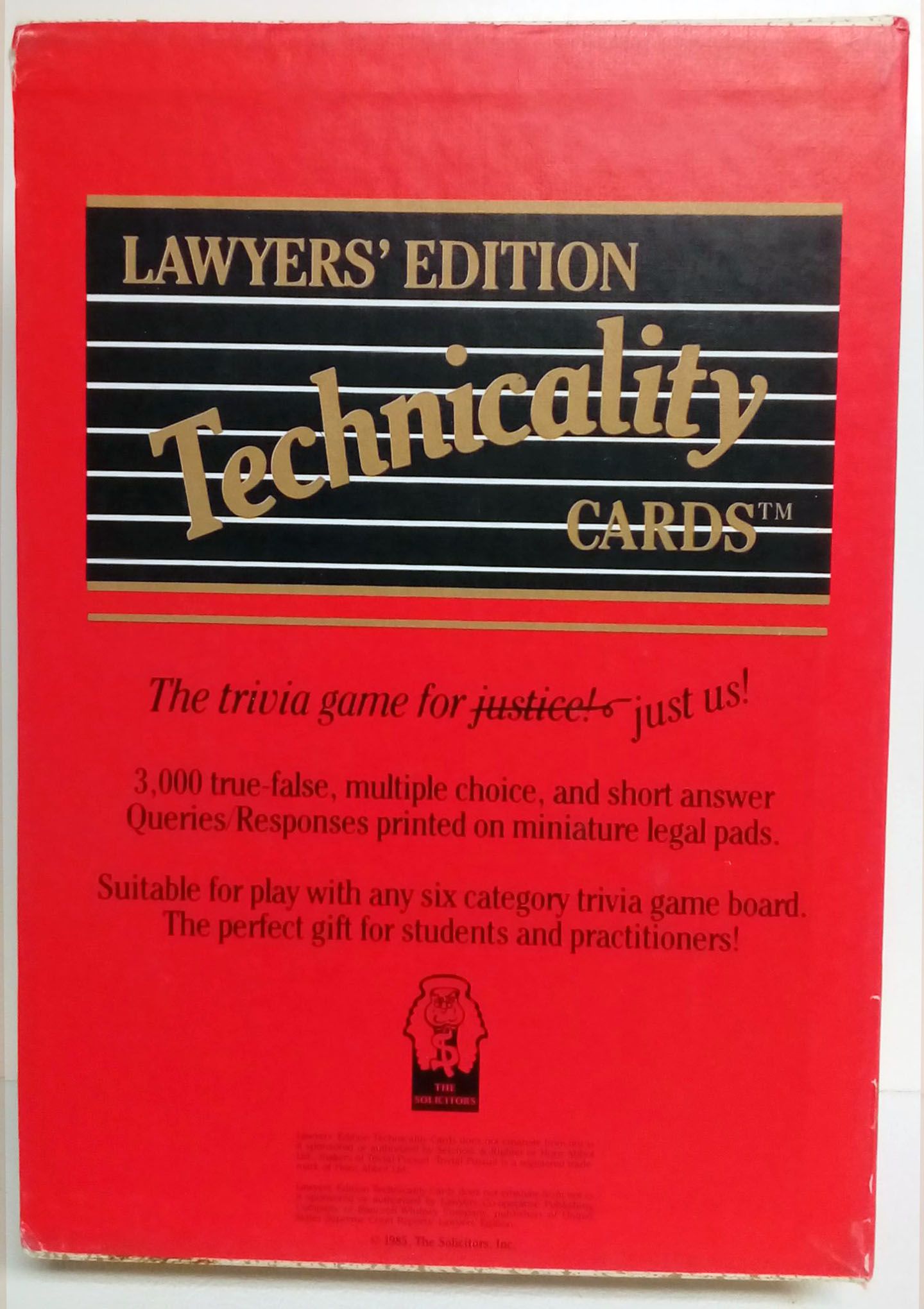 Lawyer's Edition Technicality Cards cover art