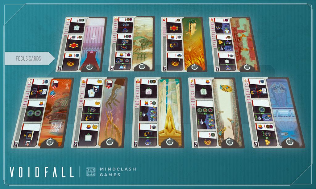Todas las cartas de focus del modo cooperativo en Voidfall
