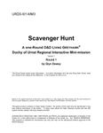 RPG Item: URD5-I01-MM3: Scavenger Hunt