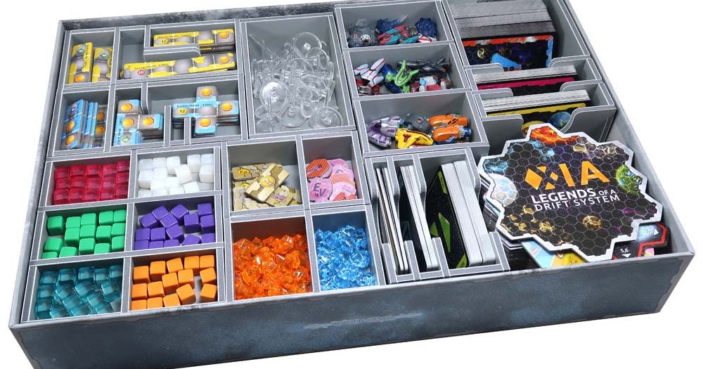 Xia Legends of a Drift System Board Game Insert / Organizer with