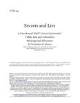 RPG Item: VTF5-04: Secrets and Lies