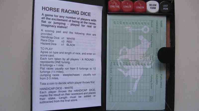 Horse Racing Dice