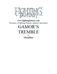 RPG Item: Gamor's Tremble