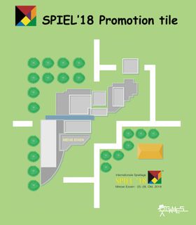 Courier: Spiel'18 Promotion tile
