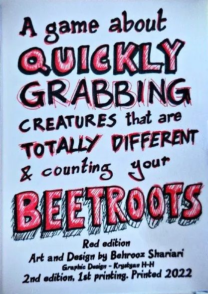 Cover art for A game about quickly grabbing creatures that are totally different & counting your BEETROOTS