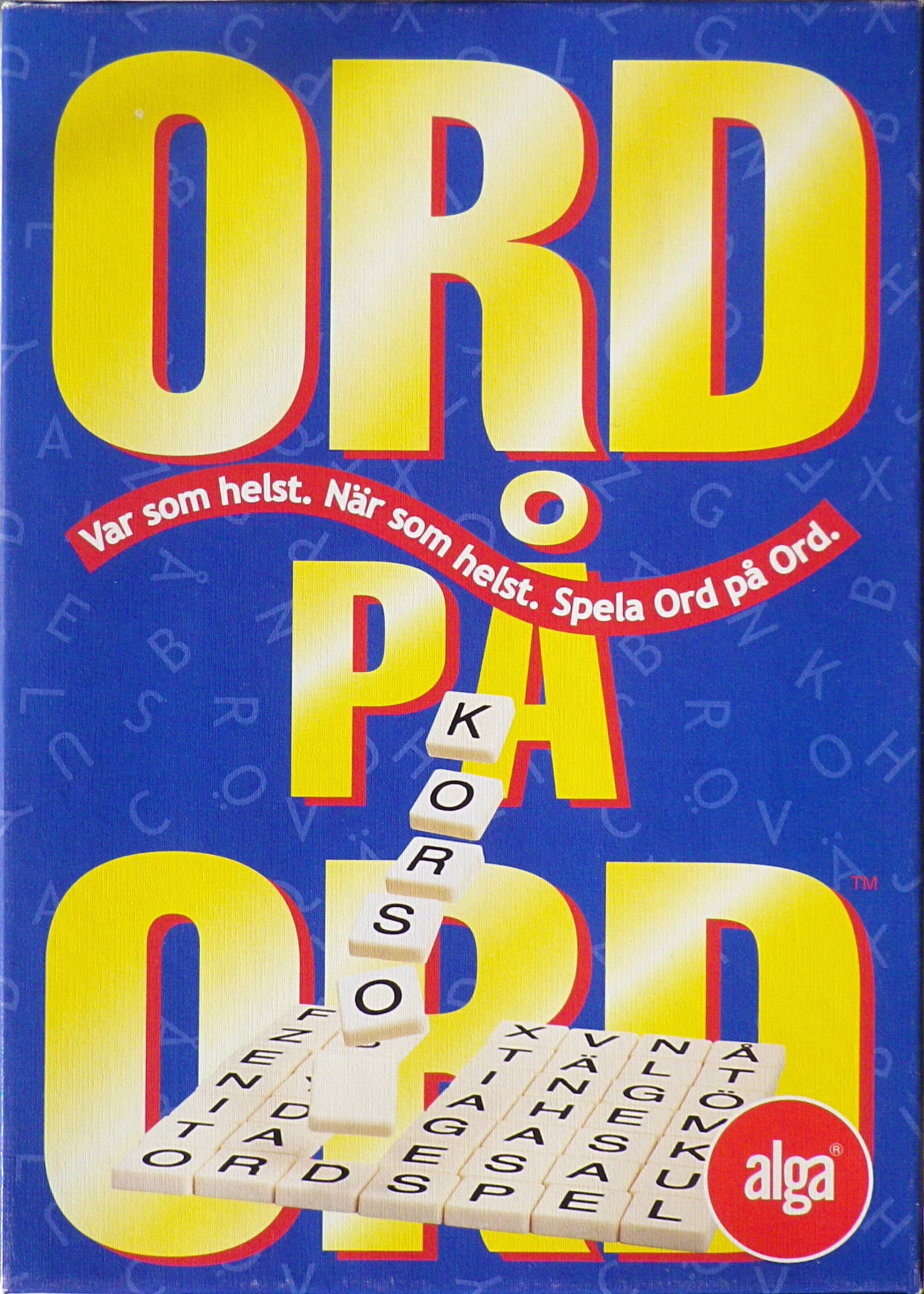 Ord på ord