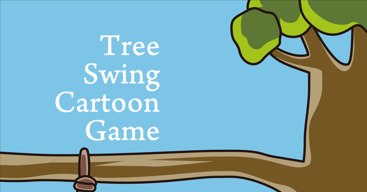 tree swing cartoon