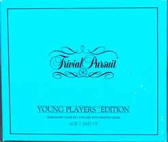 Trivial Pursuit Game Cards. Young Players. Teal. Junk Journal Supply 