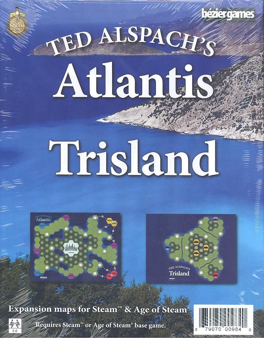 Age of Steam Expansion: Atlantis & Trisland cover