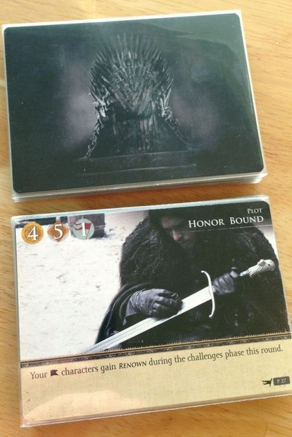 the game of thrones card game