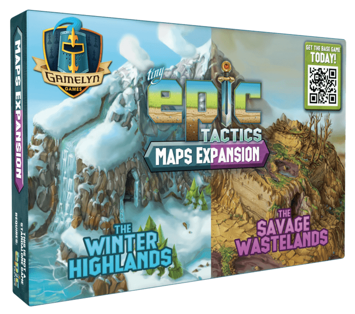Tiny Epic Tactics Board Game with Maps expansion 