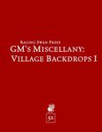 RPG Item: GM's Miscellany: Village Backdrops I (5E)