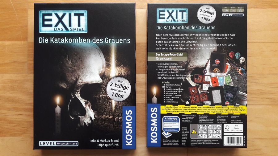 Box front & back - German Edition