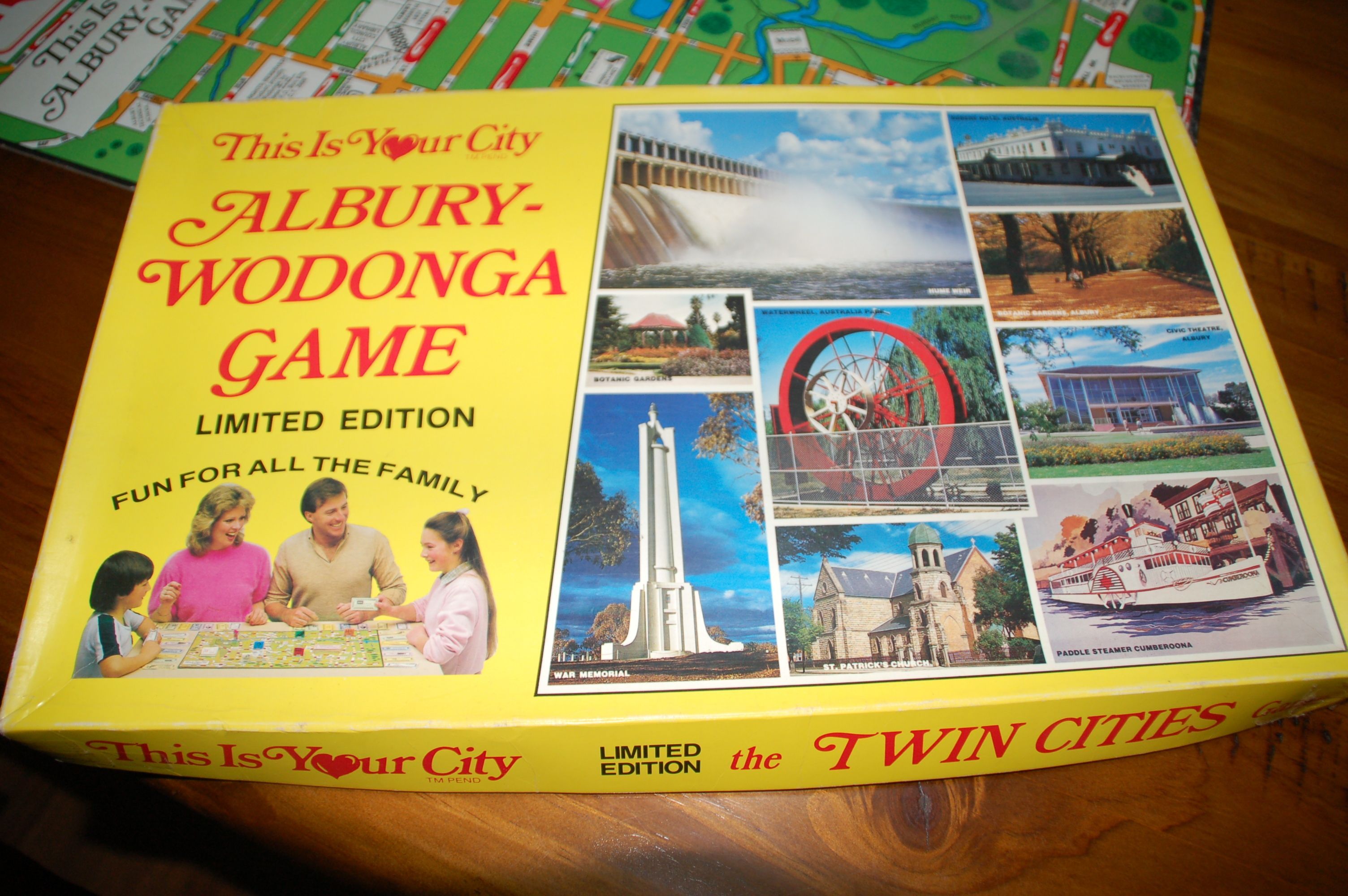 This Is Your City Albury-Wodonga Game doboz