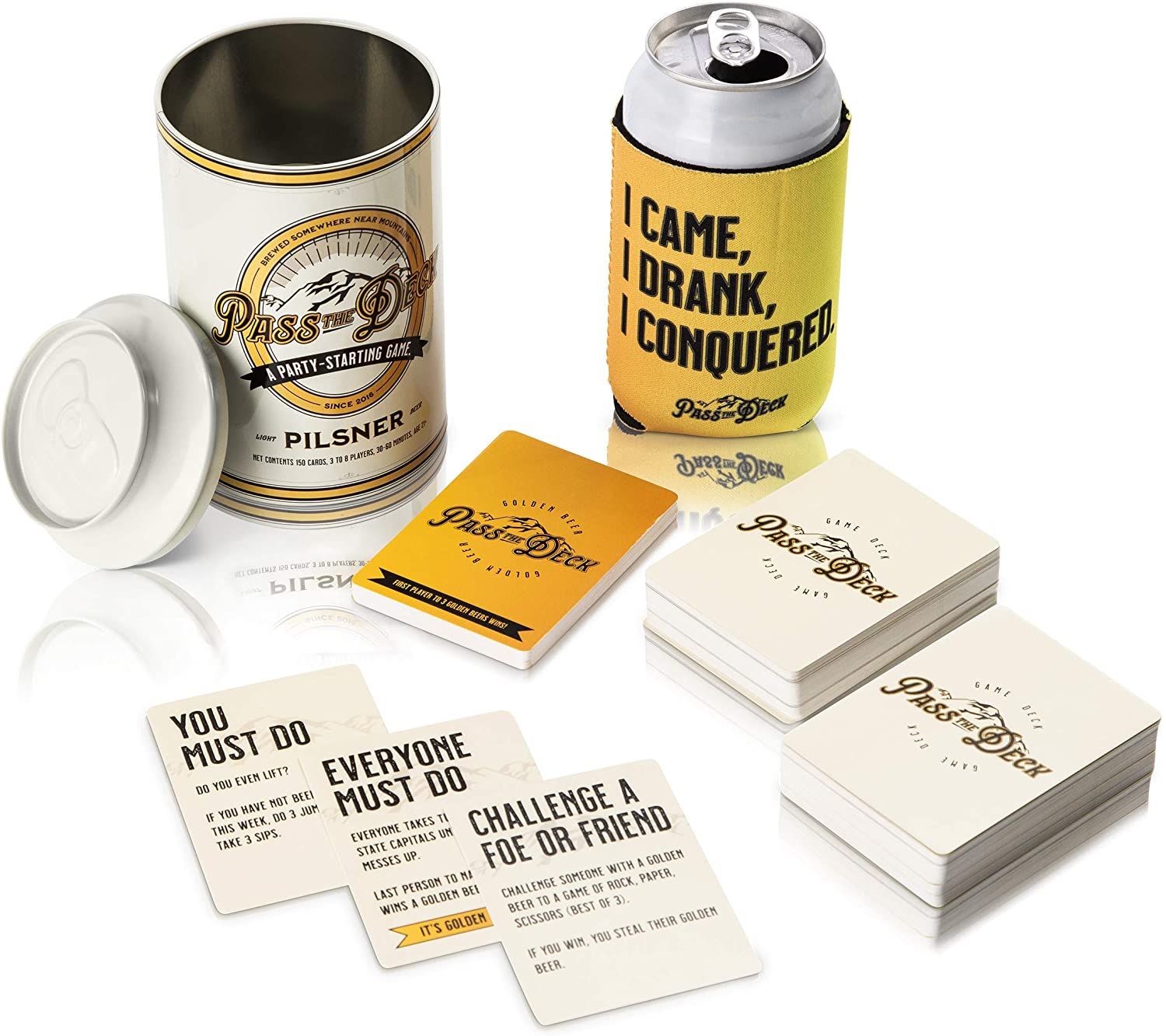 Pass the Deck: A party starting drinking game