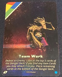 UNO Ultimate: Rocket & Groot – Team Work Foil Chase Card