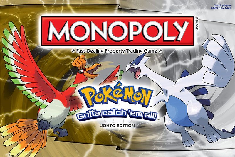 Monopoly Pokemon Johto Edition Board Game Boardgamegeek