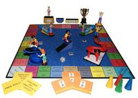 Cheerleader action-figure board game