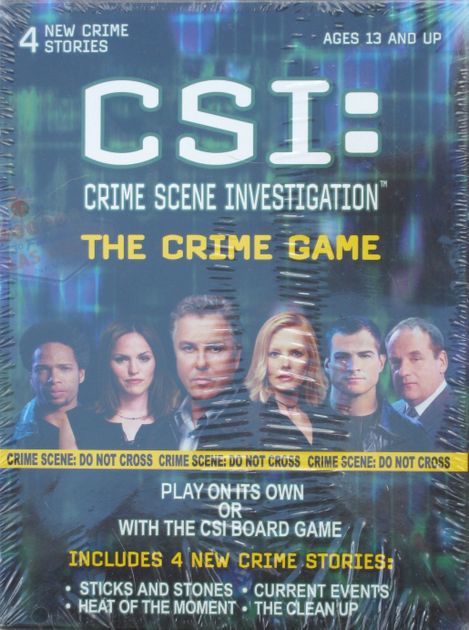 2004 CSI Crime Scene Investigation The Board Game 03743 for sale online 
