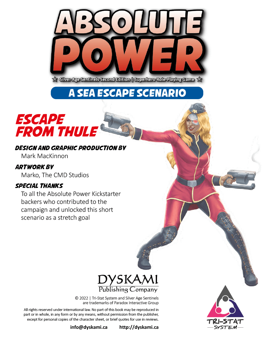 Escape from Thule box art